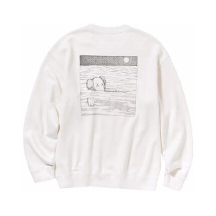 KAWS x Uniqlo Sweatshirt White